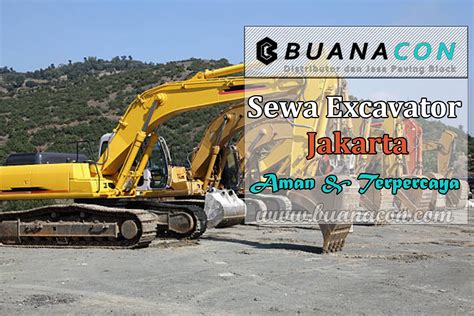 sewa excavator terbaik